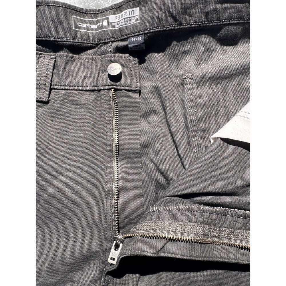 Carhartt Men's Relaxed Fit Rugged Fit Canvas Work Pants  44x30**READ Description - Picture 4 of 11